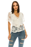 Lacey White Top