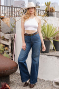 GJG Denim Camila Wide Leg Jean in Medium Wash