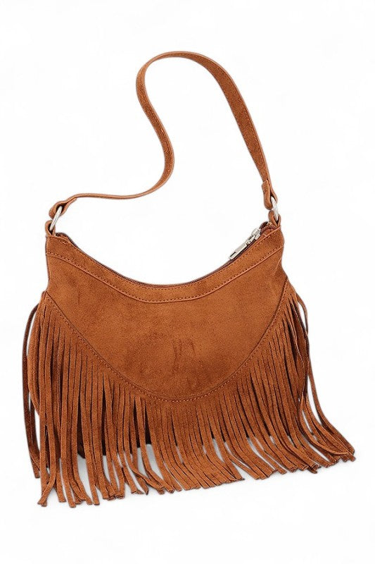 The Dakota Buckle Fringe Bag