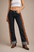 GJG Denim | Gary Low Rise Fringe Jean