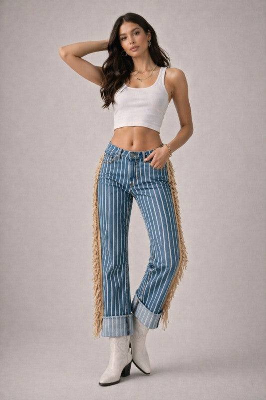 GJG Denim |Desert Drifter Fringe Denim