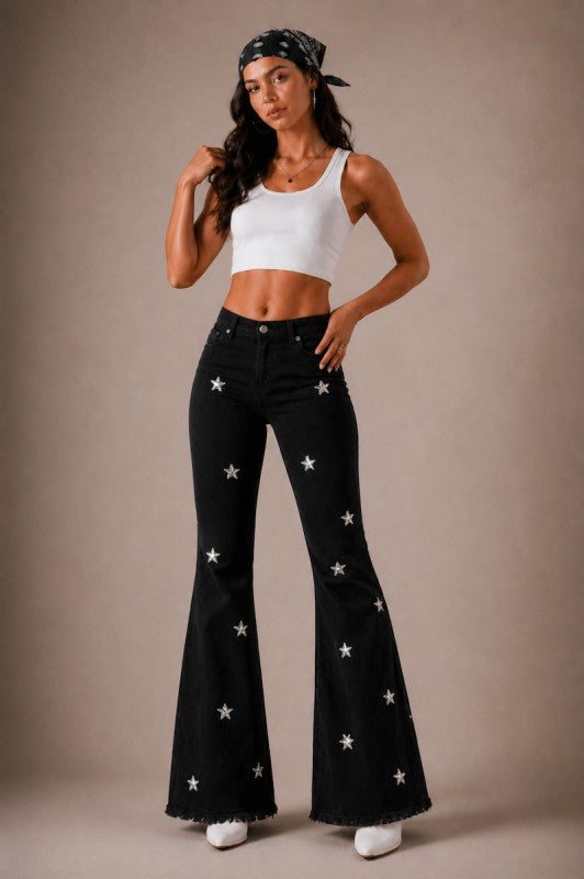 GJG Denim |Midnight Stardust Bells