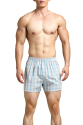 Men's Checkered Cotton Shorts - Comfortable & Relaxed Fit
