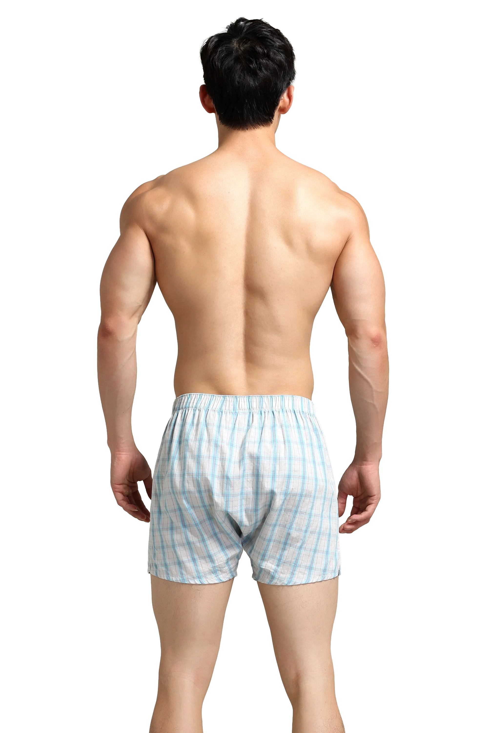 Men's Checkered Cotton Shorts - Comfortable & Relaxed Fit