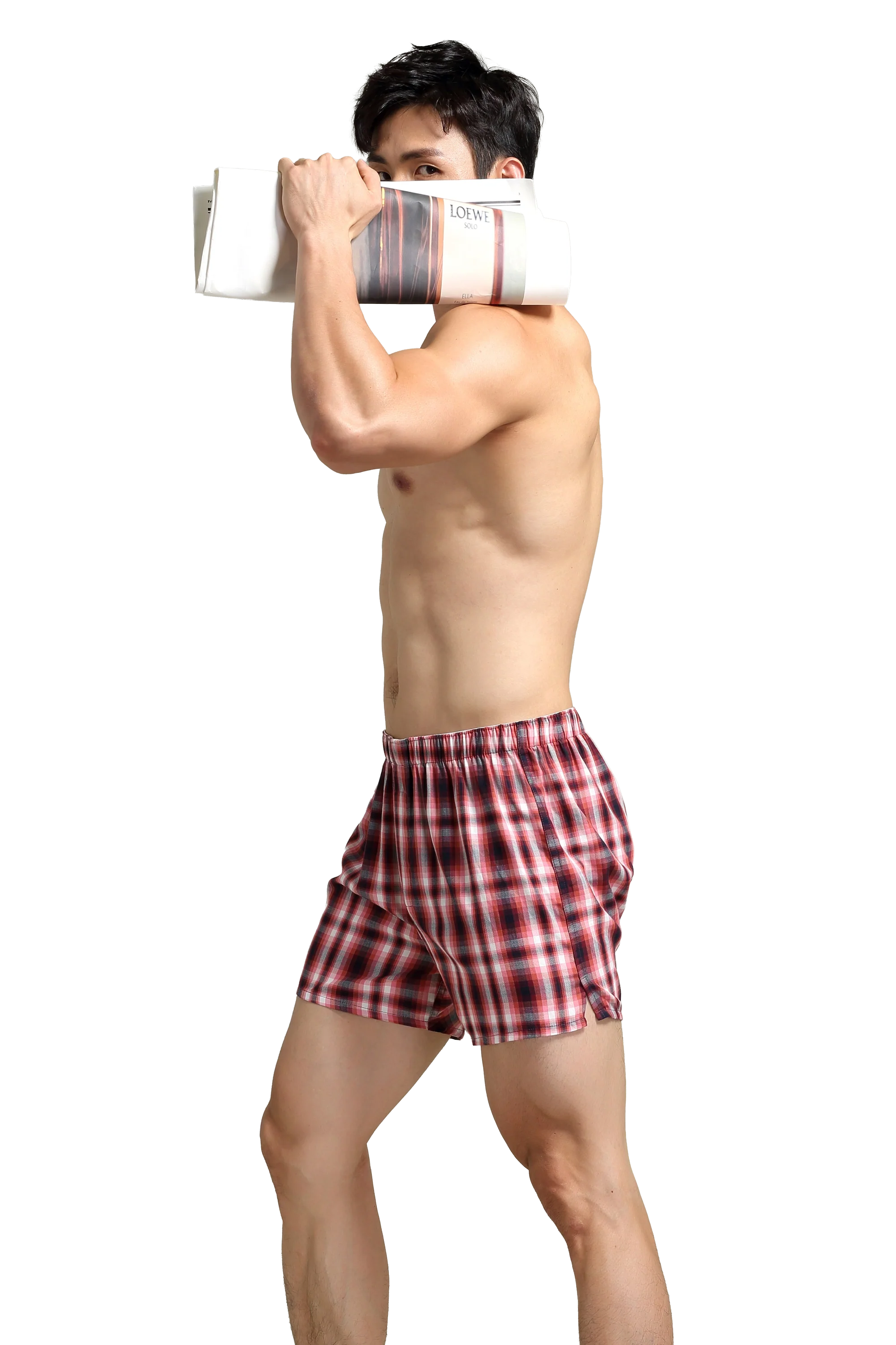 Men's Checkered Cotton Shorts - Comfortable & Relaxed Fit