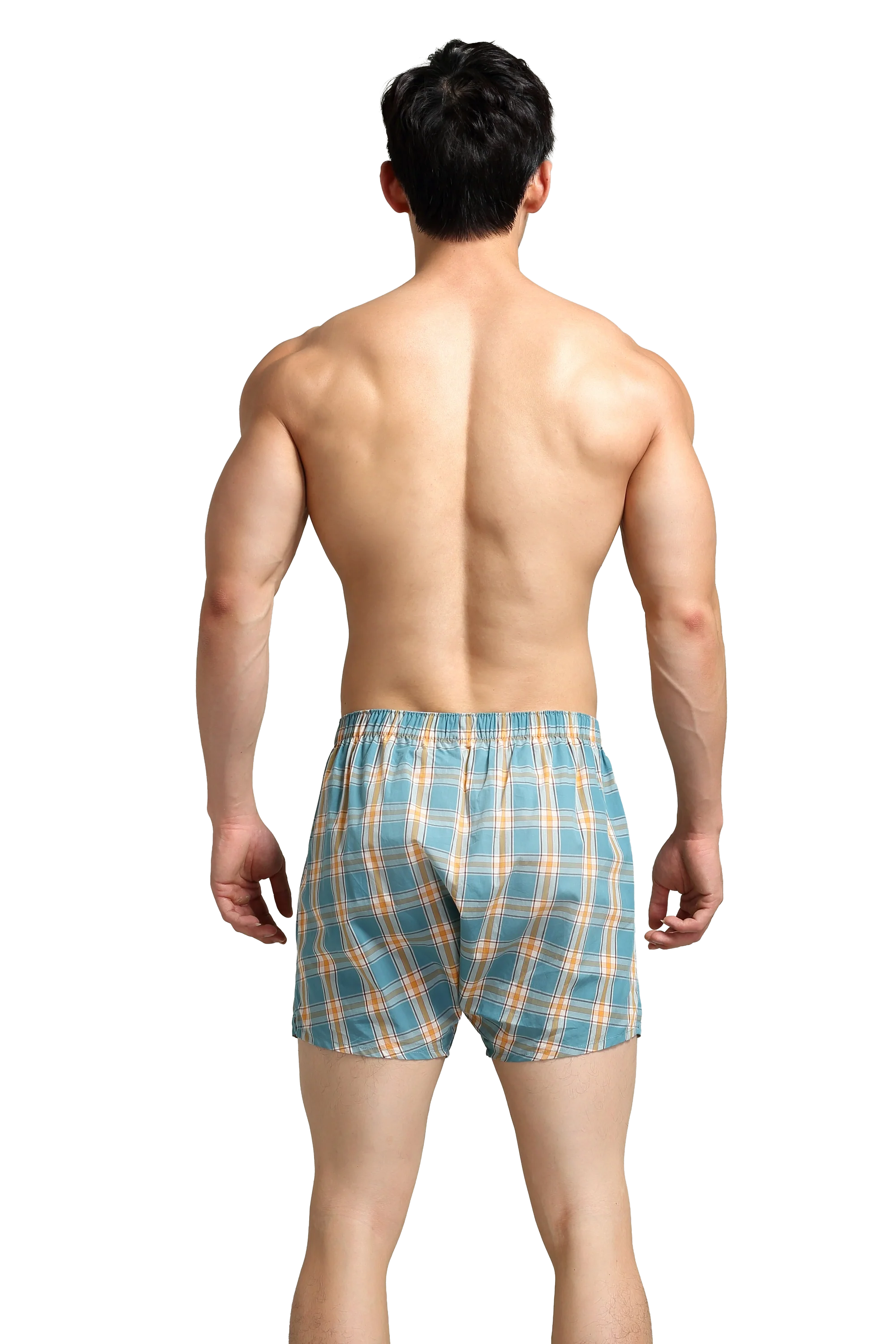 Men's Checkered Cotton Shorts - Comfortable & Relaxed Fit