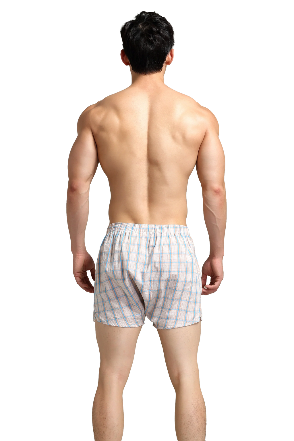 Men's Checkered Cotton Shorts - Comfortable & Relaxed Fit