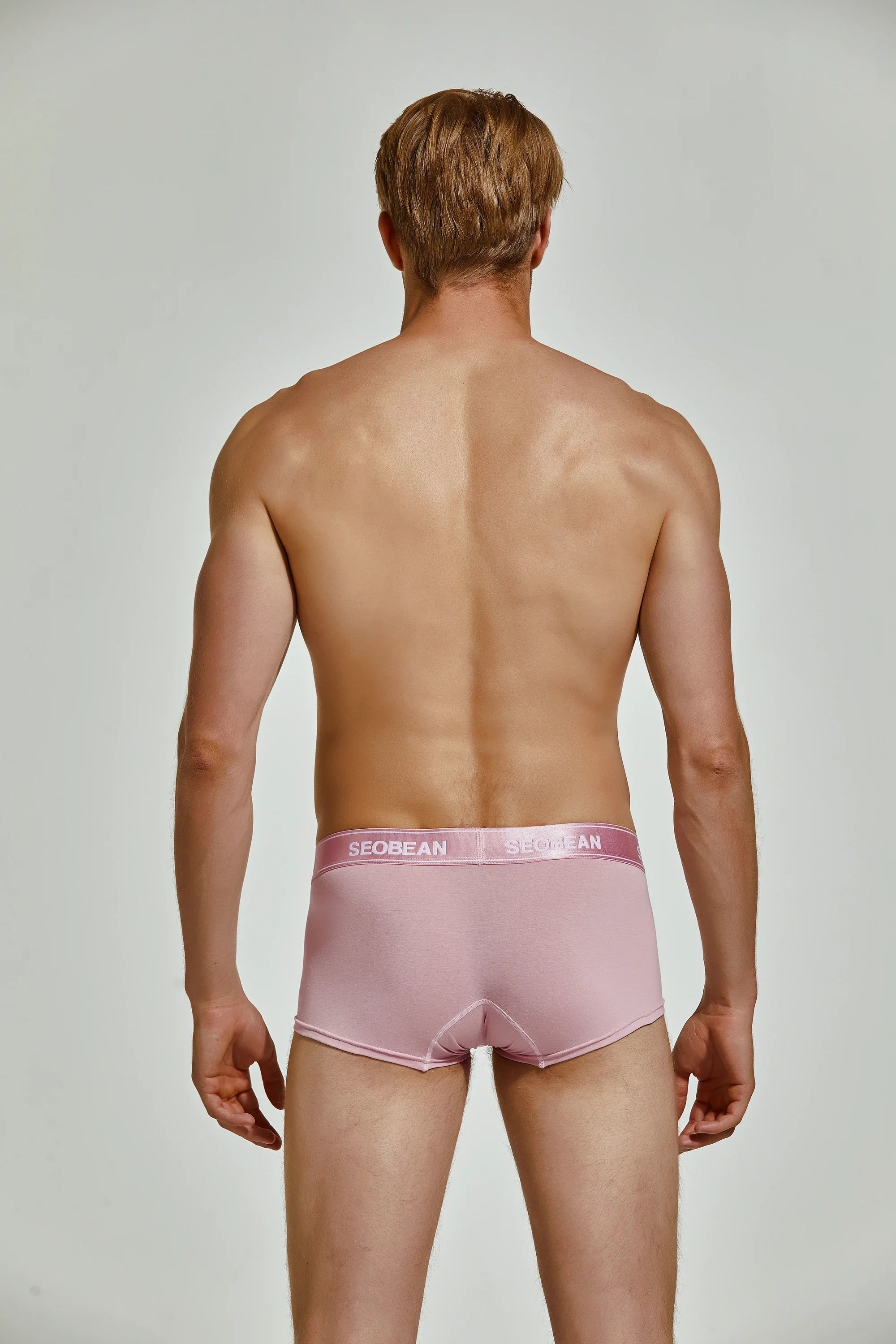 Pastel Cotton Boxer Briefs for Men