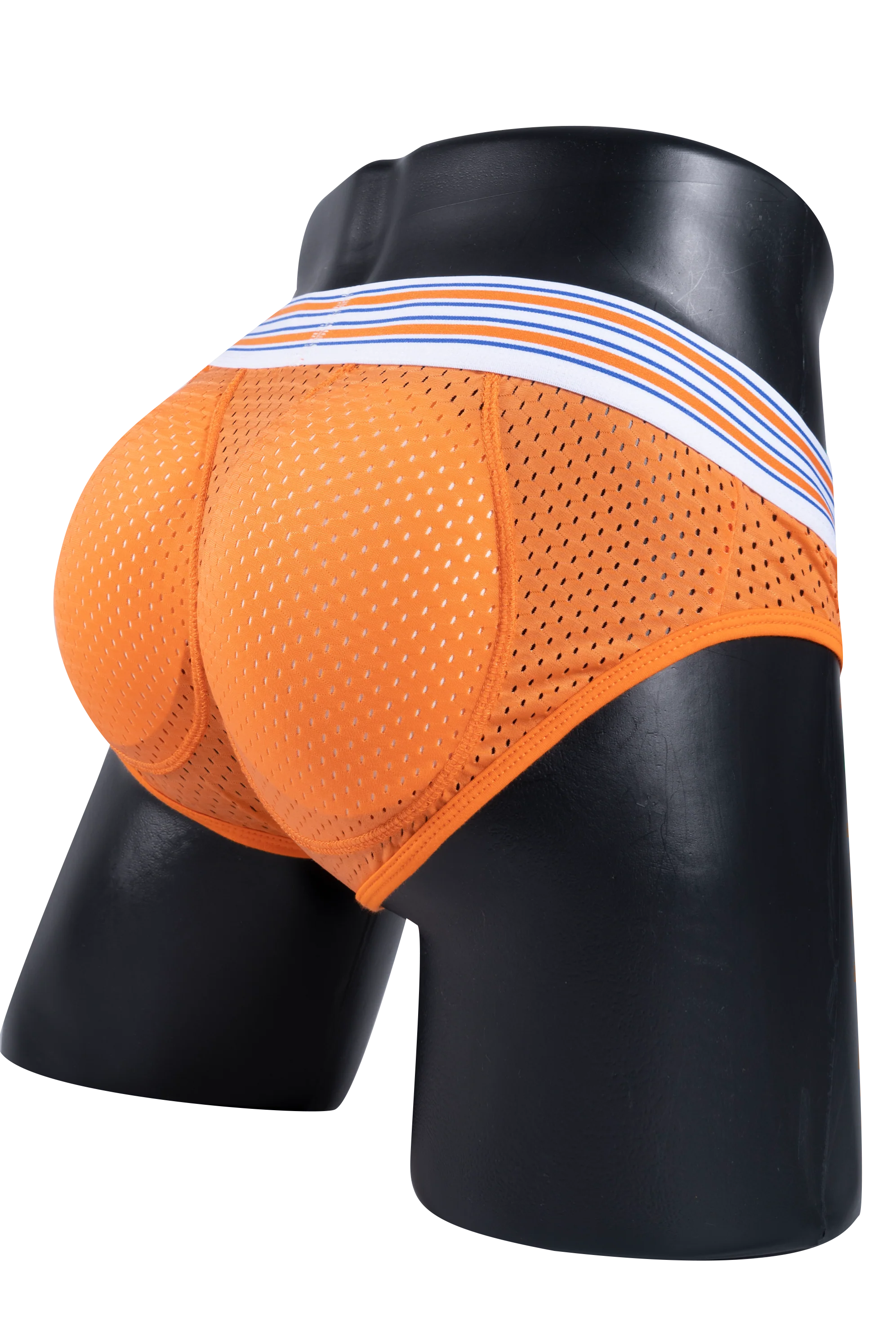 Men’s Mesh Briefs with Detachable Padding for Enhanced Shape