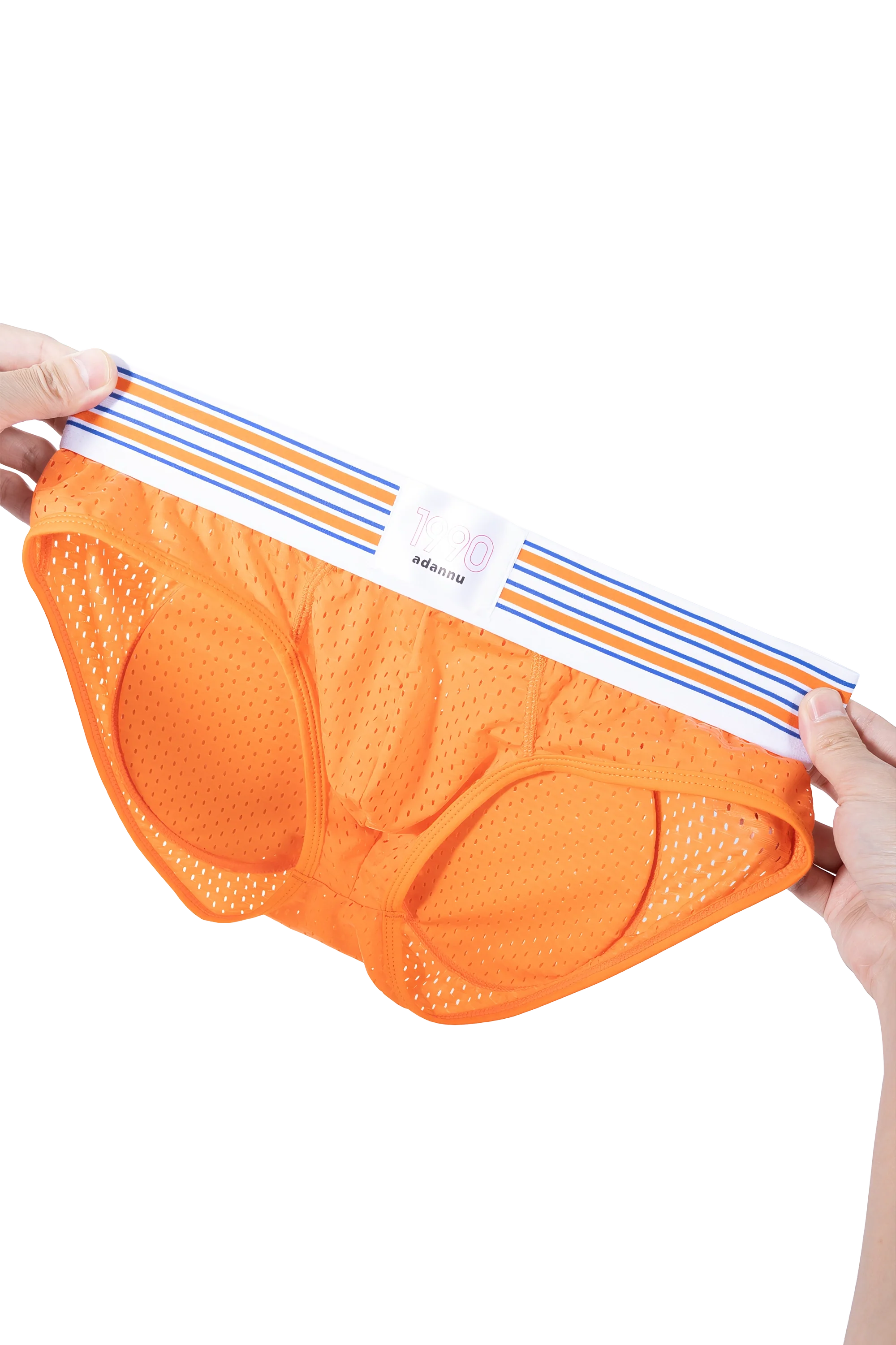 Men’s Mesh Briefs with Detachable Padding for Enhanced Shape