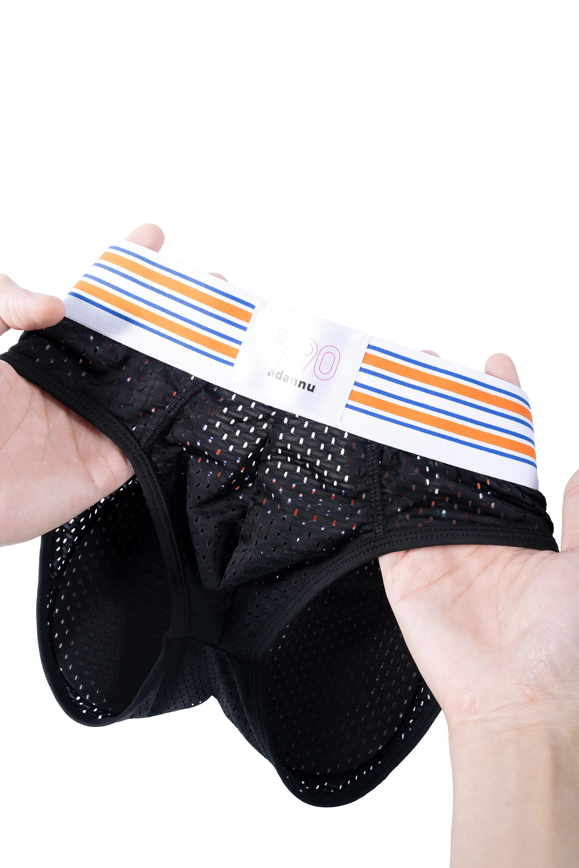Men’s Mesh Briefs with Detachable Padding for Enhanced Shape