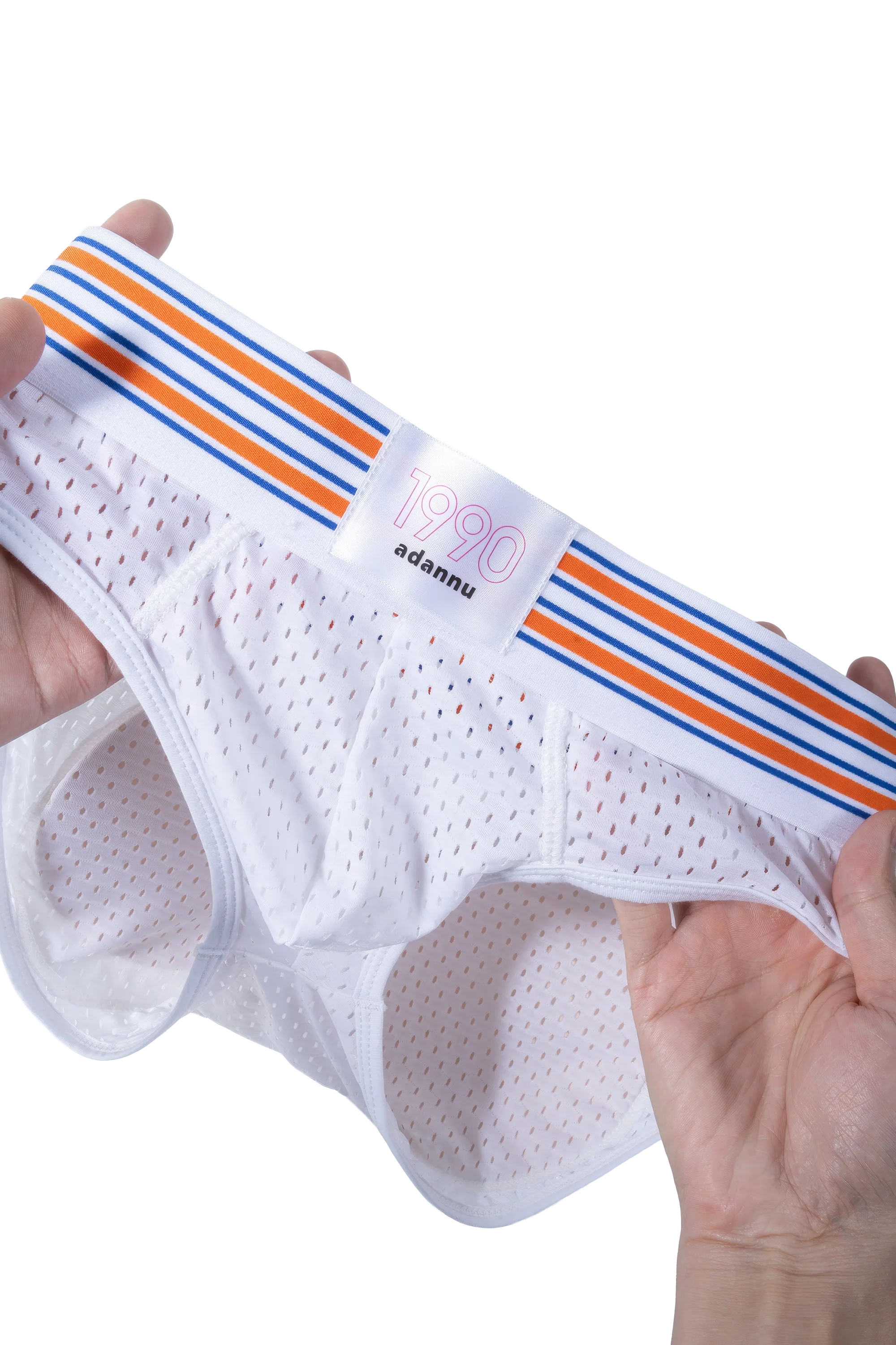 Men’s Mesh Briefs with Detachable Padding for Enhanced Shape
