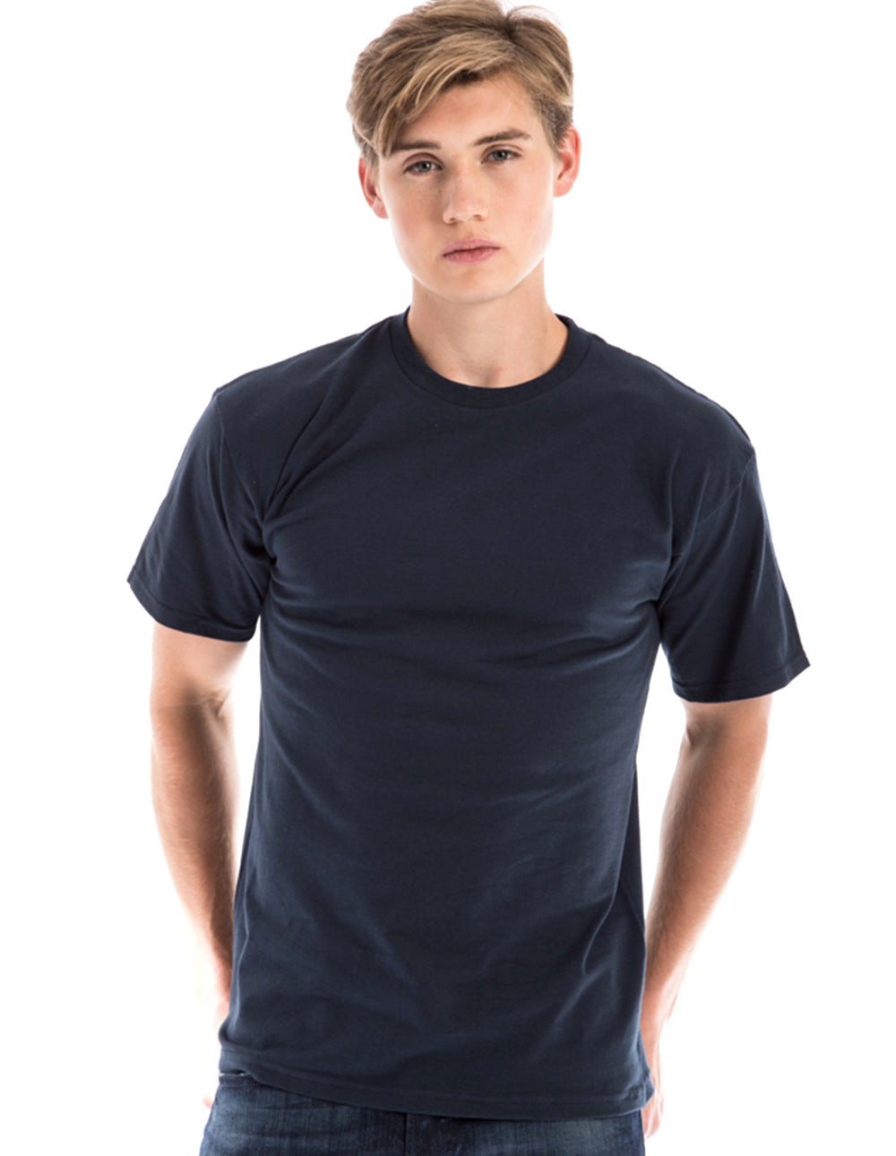 Retro Ring-Spun Crew Neck T-Shirt 2100