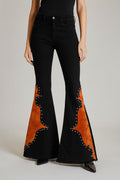 GJG Denim Wild West Studded Bell Bottoms - Inseam 32 or 34