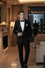 "London" Black Tuxedo Jacket
